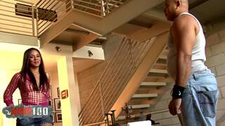 PequeÃ±a latina bimbo es fol...