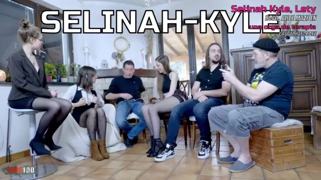 Selinah Kyle, Lety Howl, Alice Maze en una orgía de terapia grupal hardcore