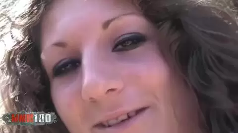 Alys Rebel follando al aire libre Making of photo 13