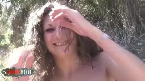 Alys Rebel follando al aire libre Making of photo 14