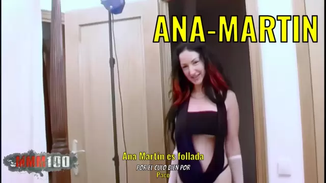 Ana Martin es follada por el culo b...