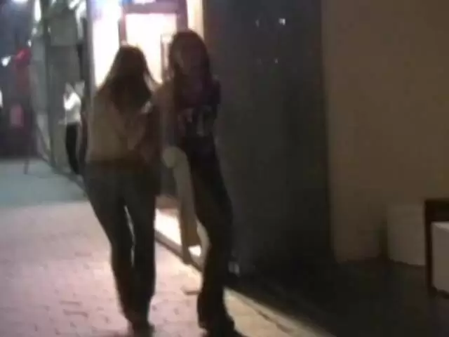 Barbara and Angelina having fun in a bar part 2 photo 1