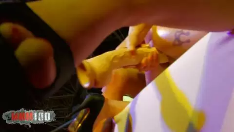 Alicia Dark y Jordanne Kali en el escenario del espectáculo erótico de Barcelona 2010 photo 9