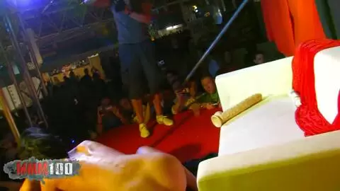 Alicia Dark y Jordanne Kali en el escenario del espectáculo erótico de Barcelona 2010 photo 15