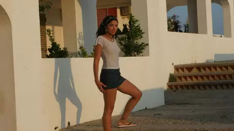 Emilce haciendo un strip   photo 12