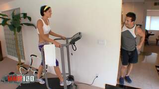 Deporte y follada dura para la