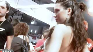 Lorena en el festival de cine 