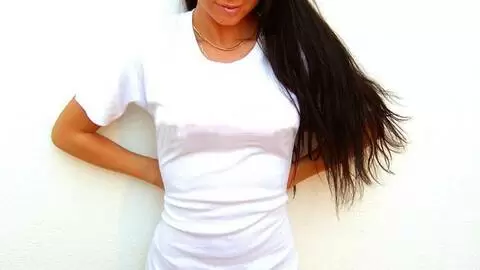 Kristina posando  