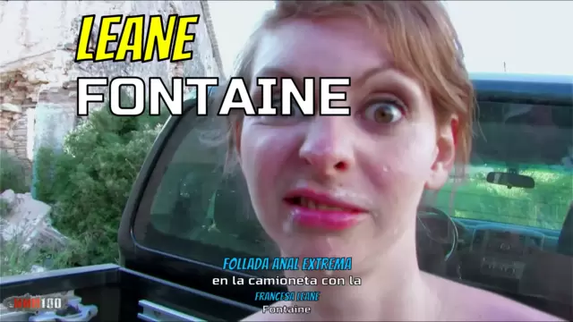 Follada anal extrema en la camioneta con la francesa Leane Fontaine