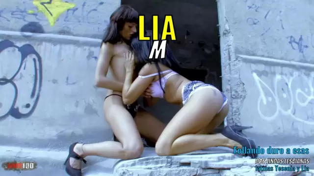 Follando duro a esas dos lindas lesbianas latinas Yesenia y Lia