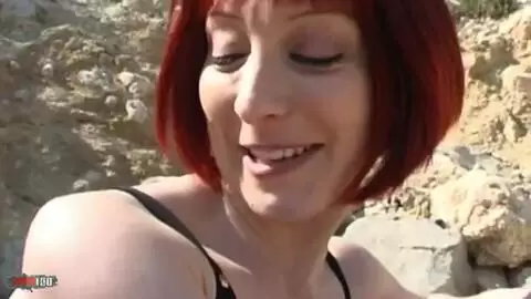 Red Hair babe fucking and suckin in the paradise... photo 04