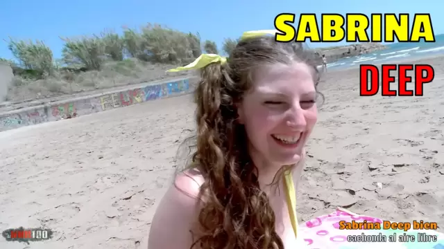 Sabrina Deep bien cachonda al aire ...