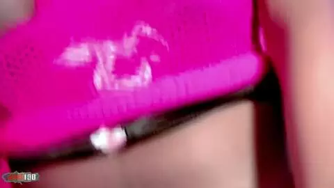 Increíble tetona nena negra Tyra Lewis en traje de rejilla desnudándose photo 12