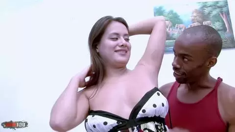 La zorra latina Selma Sins con el coño peludo follada por una gran polla negra photo 03