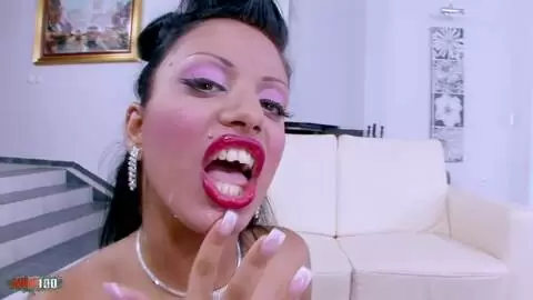 Sexo anal y corrida en la boca para la joven morena Kyra Black photo 16