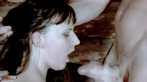 Trío medieval en cabaña rústica: La camarera morena Lilly Ramon doblemente penetrada por Joe Monti y Lauro Giotto photo 14