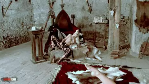 Trío lésbico medieval con Boroka, Vanessa y Radka photo 08