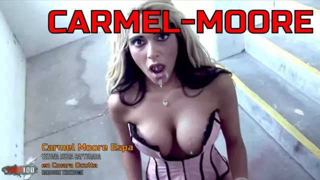 Carmel Moore Espía Tetona Rubia Capturada en Cámara Oculta Hardcore Threesome