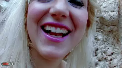 Joven española rubia de grandes tetas naturales follada en la playa photo 01